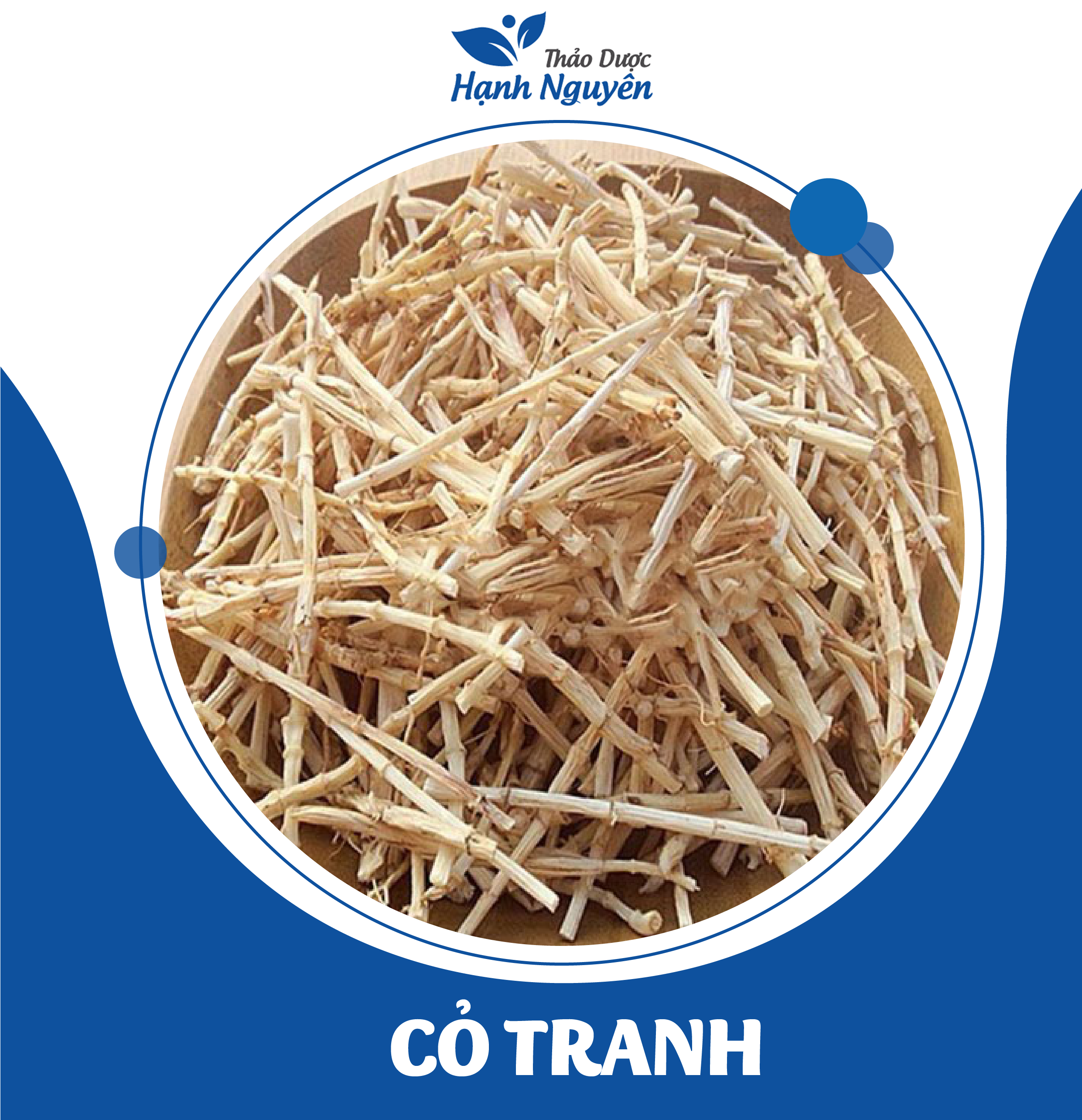 Trà rễ tranh mía lau râu ngô, set trà giải nhiệt thanh mát, thanh lọc cơ thể - Thảo Dược Hạnh Nguyên