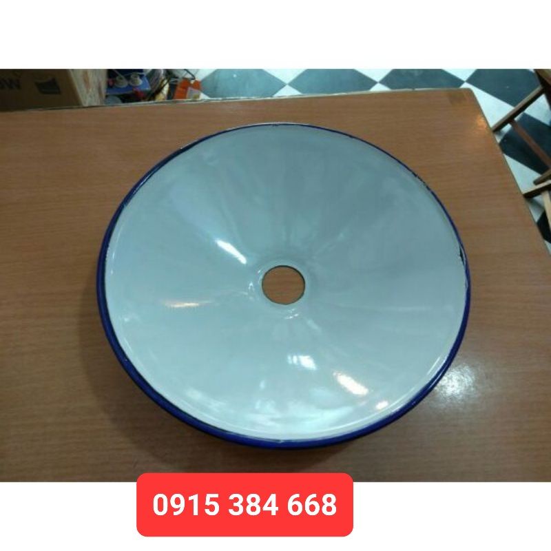 Chao đèn thả tráng men theo phong cách cổ điển (kèm đui E27, kèm dây thả+đui E27+đế bắt trần)