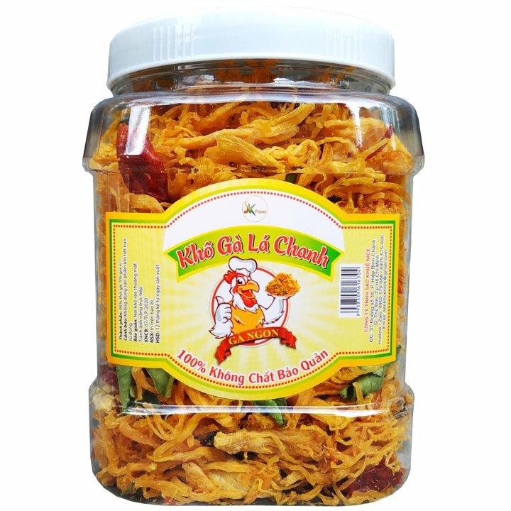 BÁO GIÁ Khô Gà Lá Chanh Lazada | Shopee Lazada Sendo Tiki mới nhất 70 KHÔ GÀ LÁ CHANH LOẠI 1 THƠM NGON SKFOOD - HŨ 300G