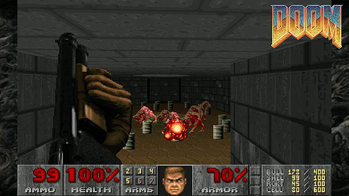 Đĩa game Doom Slayers Collection - PS4 hệ US