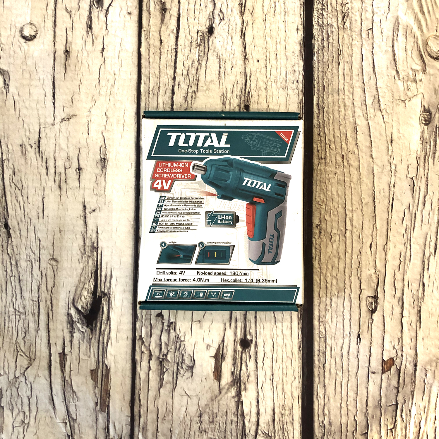 Máy Siết Vít Dùng Pin Mini 4V TOTAL TSDLI0401