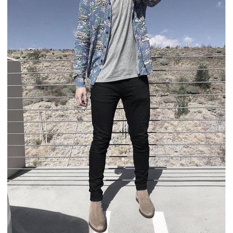[Mã BMINC50 giảm 50k đơn 99k] Quần Jean Dài Nam Đen Basic BEACON DENIM Dễ Phối Đồ Form Slim Fit JD310