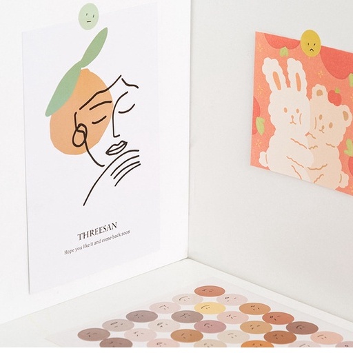 Combo sticker dán nhiều mẫu biểu tượng cảm xúc