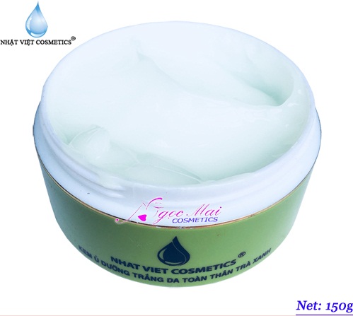 Kem ủ kích trắng da toàn thân dưỡng chất trà xanh - NHẬT VIỆT COSMETICS (150g)
