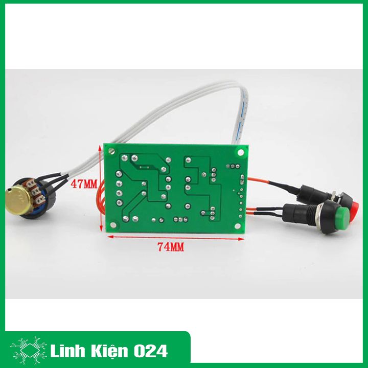 Module điều khiển tốc độ và đảo chiều động cơ DM128 12V 24V