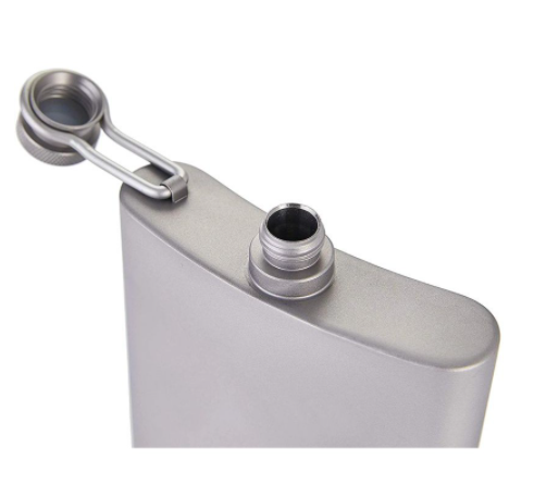 Bình đựng rượu Bacchus Titanium Hip Flask 200ML