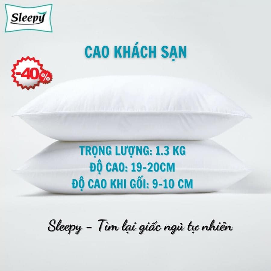 Gối lông vũ nhân tạo, ruột gối MICROFIBER , Gối lông vũ nhân tạo giảm đau vai gáy, Ruột Gối tiêu chuẩn resort 5sao, Ruột gối mềm mại êm ái cho giấc ngủ ngon