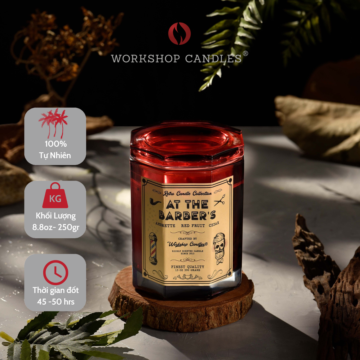 Bộ sưu tập Nến thơm limited 13oz Workshop Candles