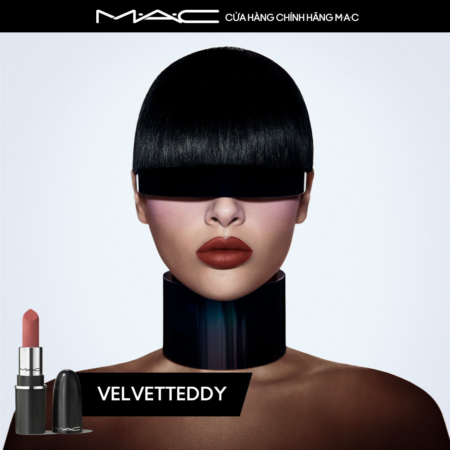 【MINI】MAC MACXIMAL Silky Matte Lipstick full coverage matte lipstick with 12 HR comfortable wear​