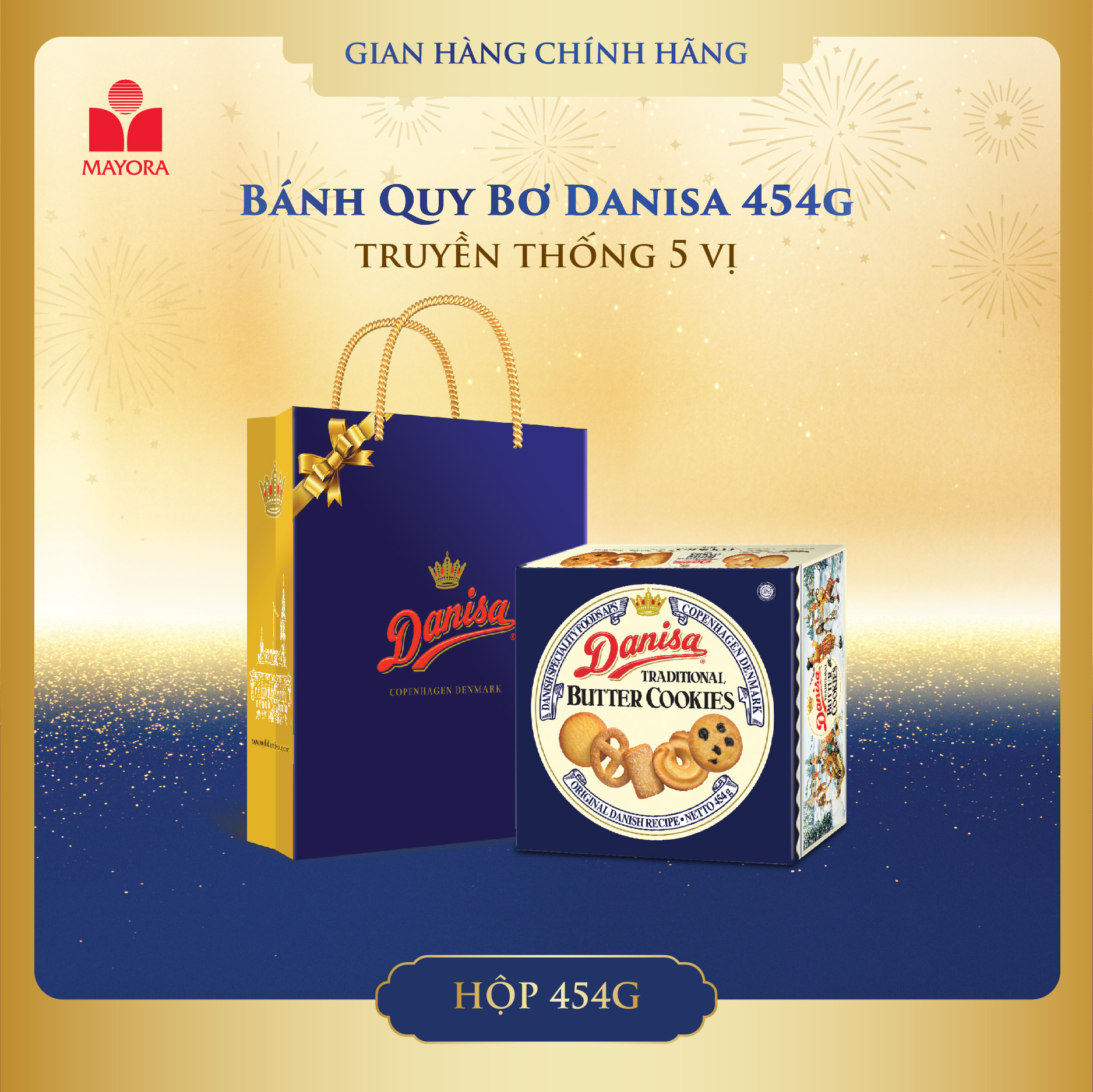 BÁNH QUY BƠ DANISA 454G