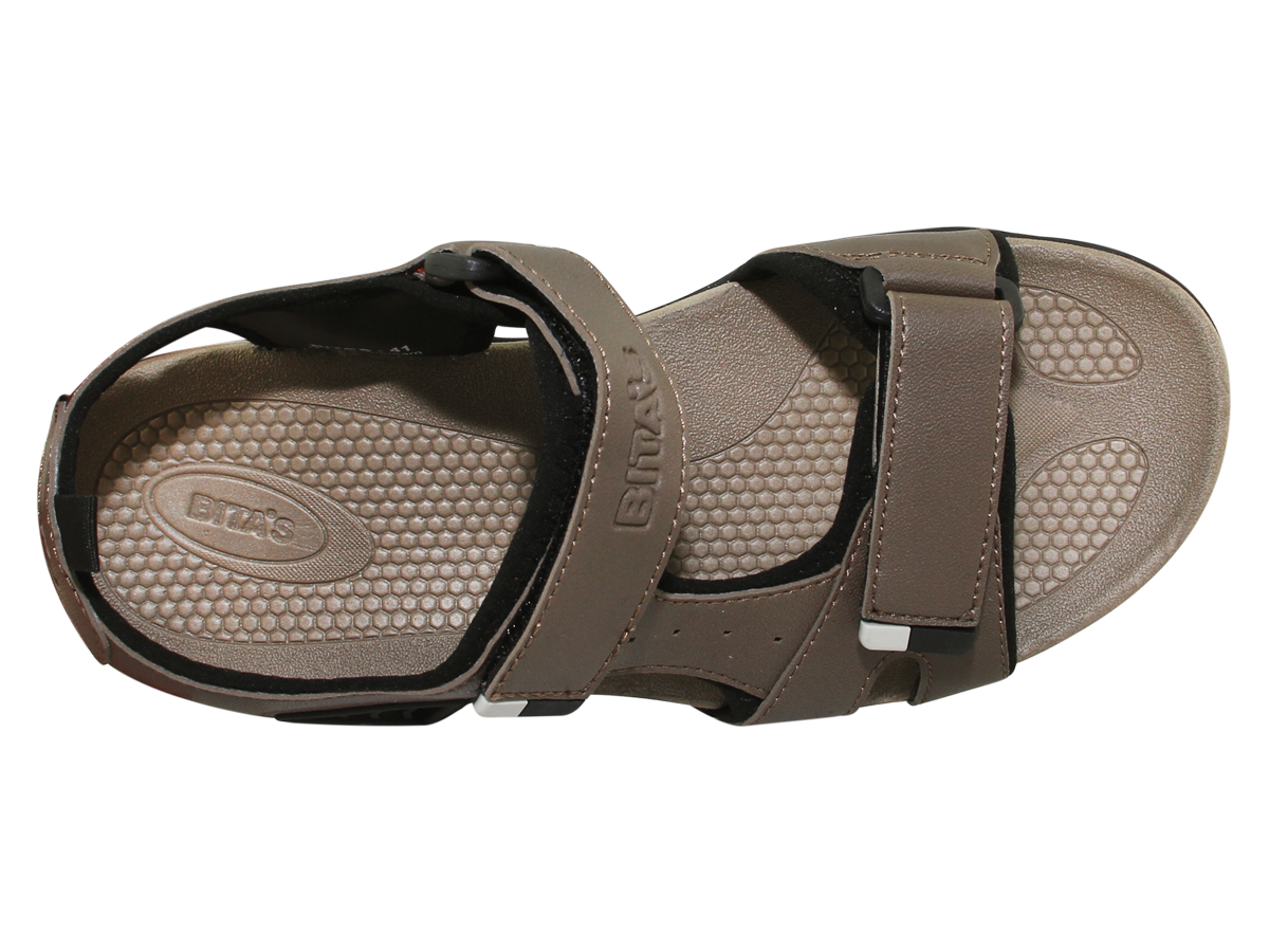 Sandal đế bằng nam Bita's SPS.149 (Đen + Rêu + Xám)