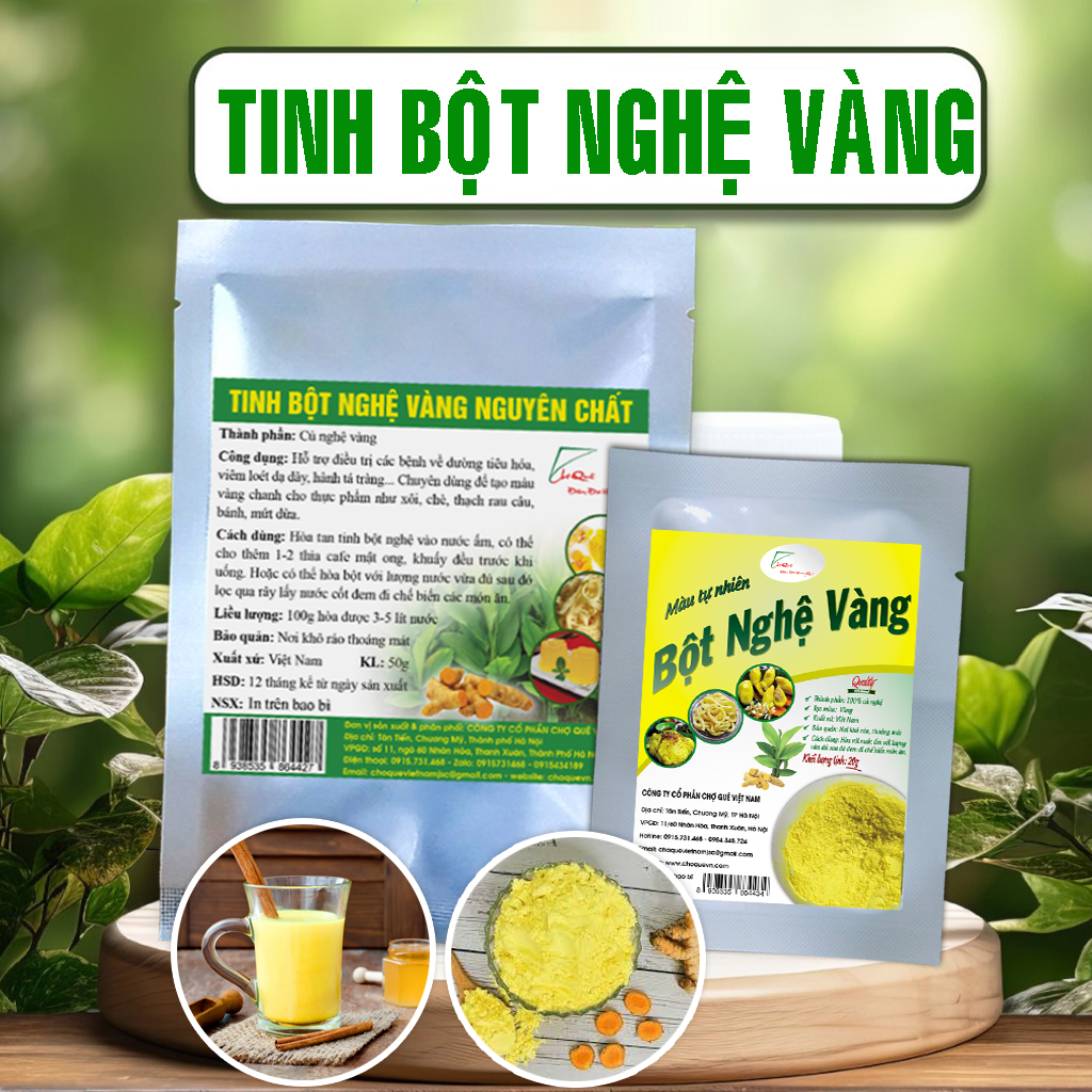 Tinh Bột Nghệ vàng  20g