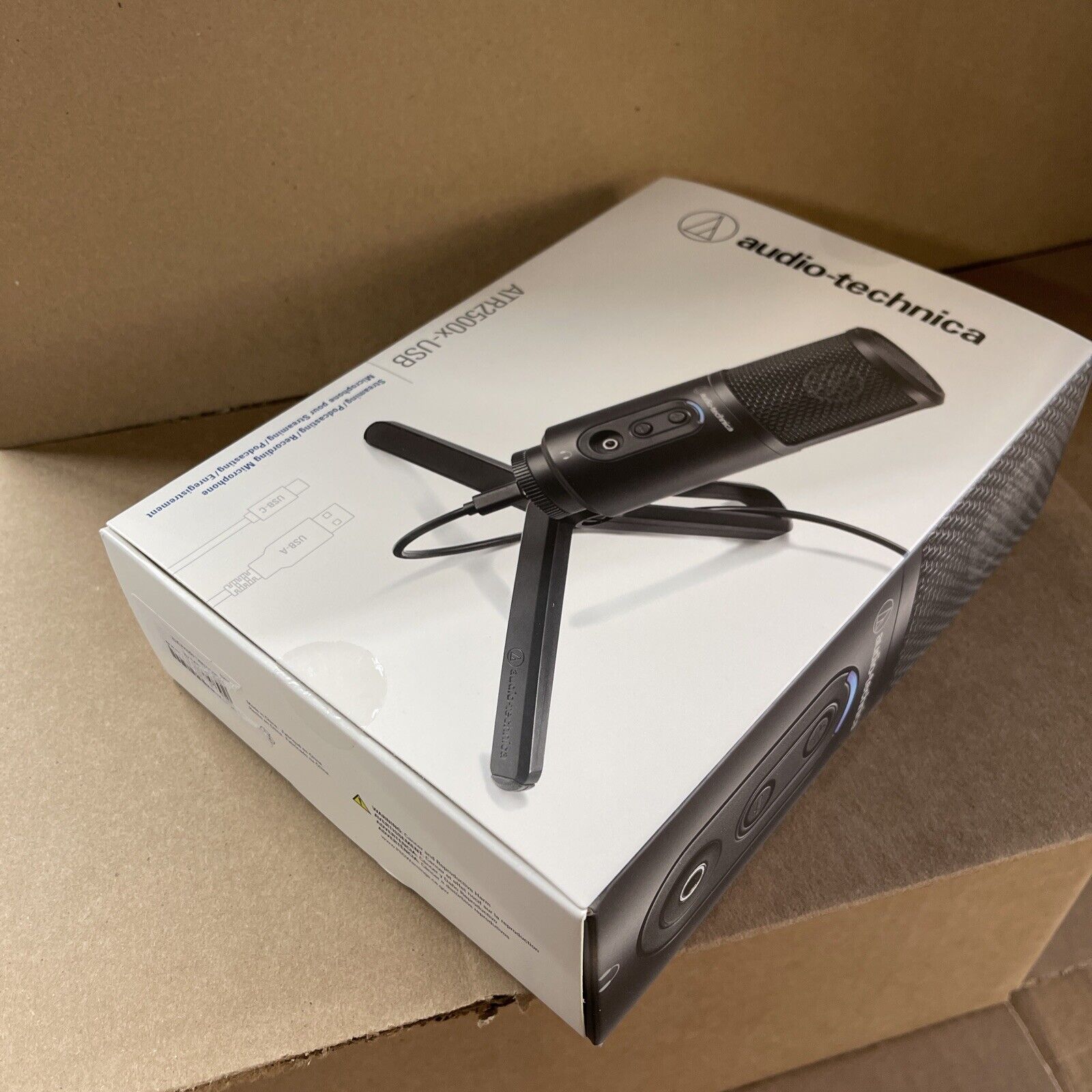 Mic thu âm Audio-Technica Consumer ATR2500X-USB Condenser USB Microphone