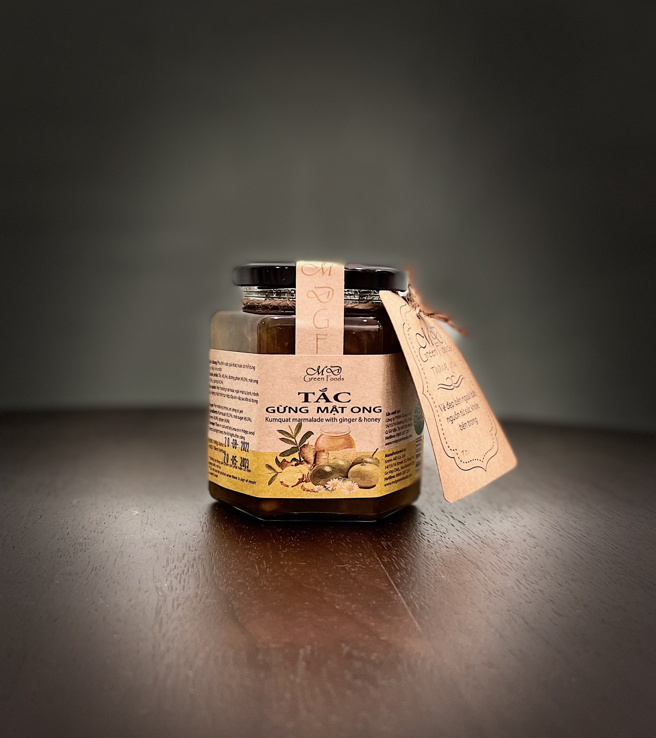 TẮC GỪNG MẬT ONG MD GREEN FOODS