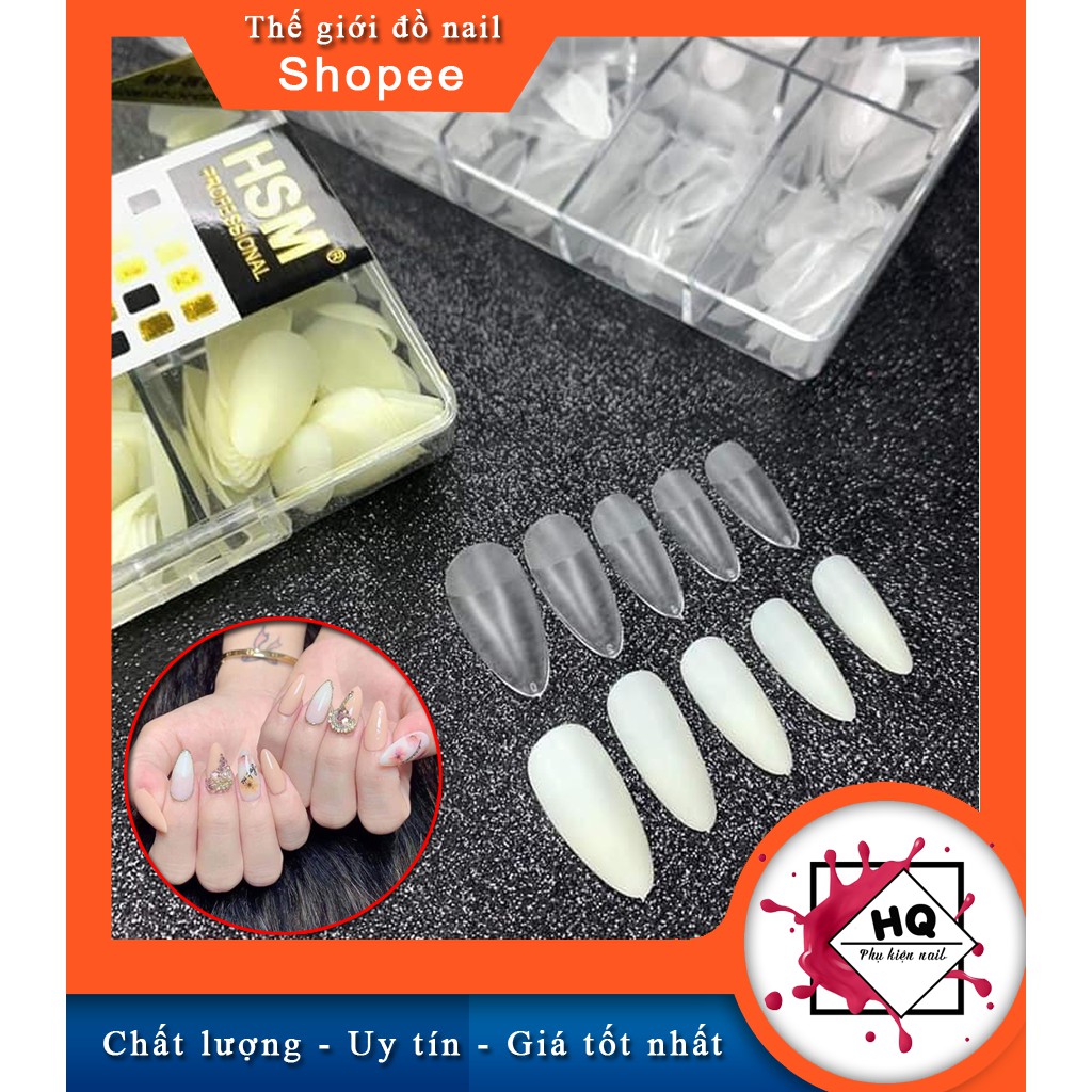 Móng úp bầu nhám chuẩn form, dáng đẹp