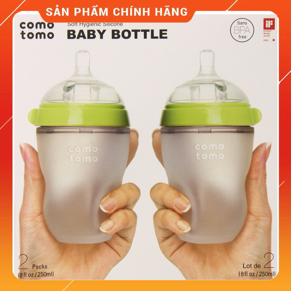 Bình Sữa Comotomo Cho Bé - Siêu Mềm - Thể Tích 150/250ml