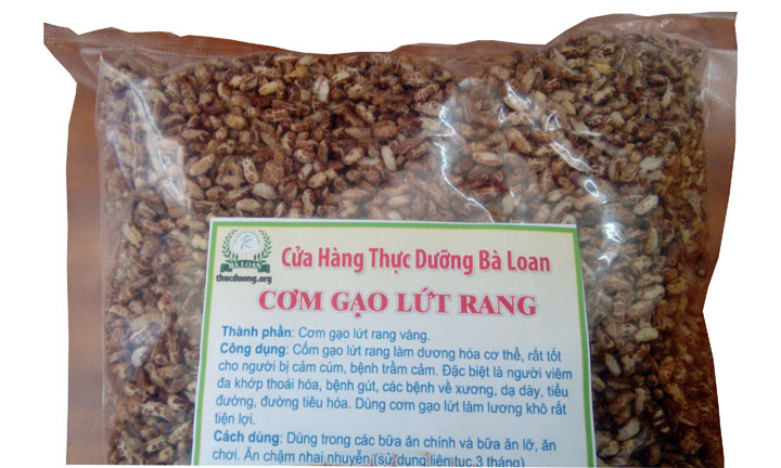 Cốm gạo lứt rang 500g