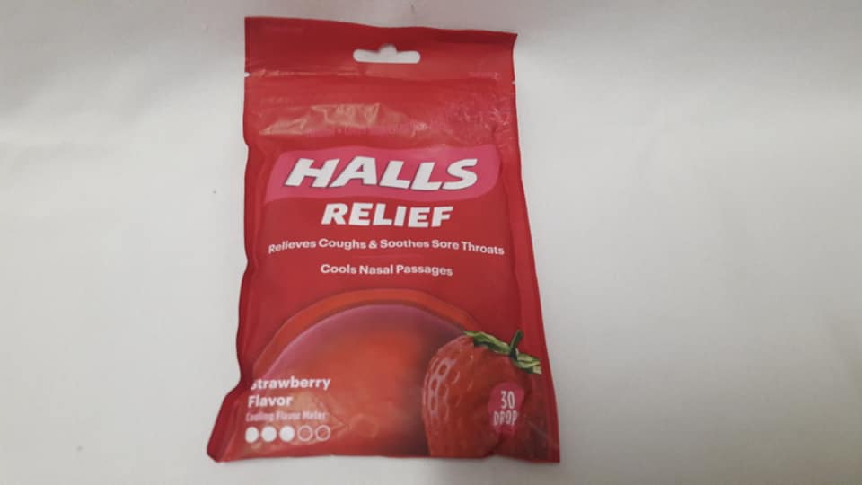 [HCM]Kẹo Ngậm Halls Strawberry - Mỹ (30 Viên)