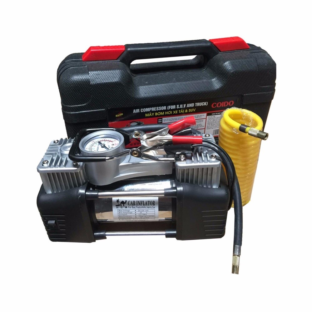 Máy bơm hơi xe ôtô 7 - 24 chỗ 12V TI360