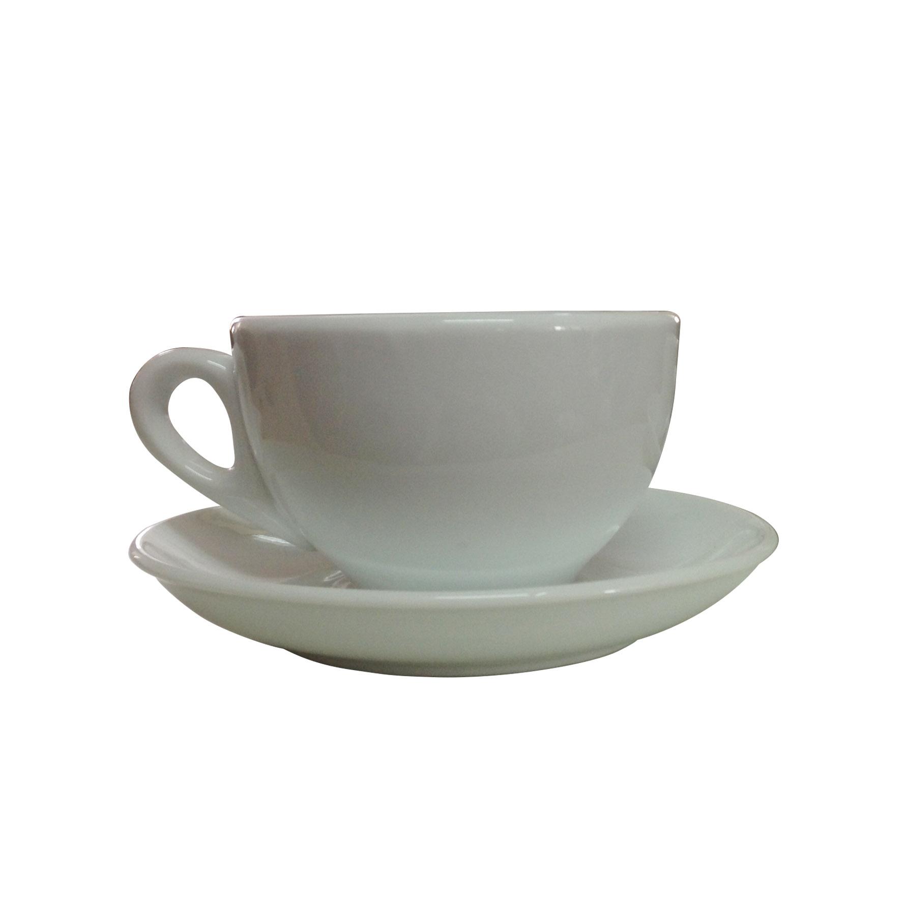 Combo 5 bộ tách cà phê capuccino 220ml gốm sứ Bát Tràng