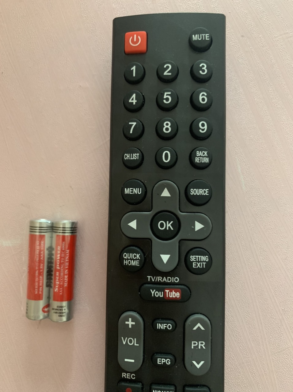 [HCM]REMOTE ĐIỀU KHIỂN TIVI DARLING SMART MẪU 3