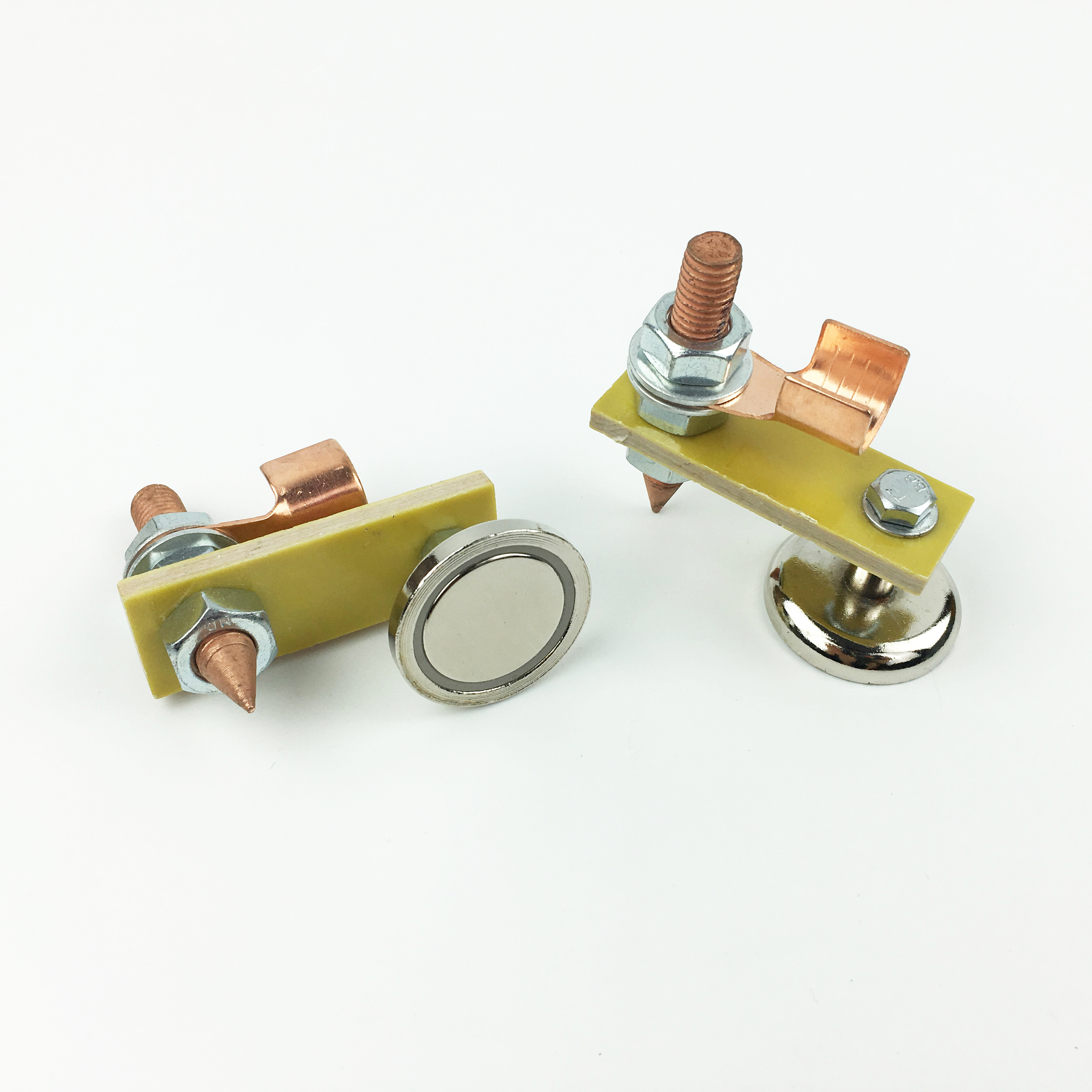 COMBO 2 Kẹp Mát Nam Châm Lực Hút Cực Mạnh Dùng Cho Máy Hàn 300A