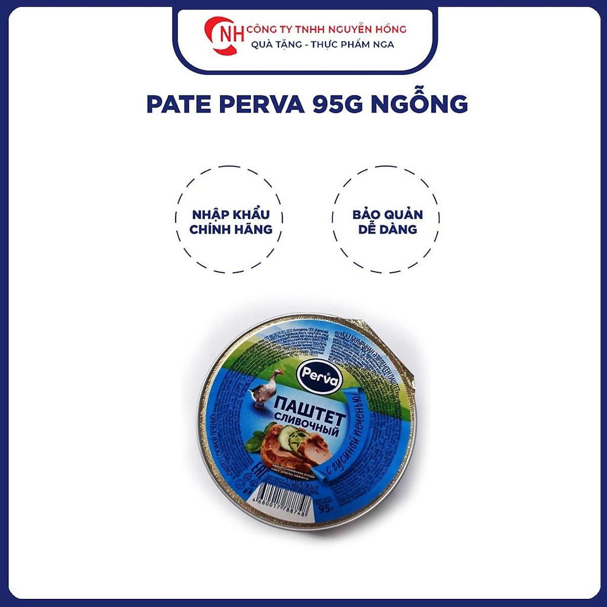 Pate gan ngỗng 95g NK Nga