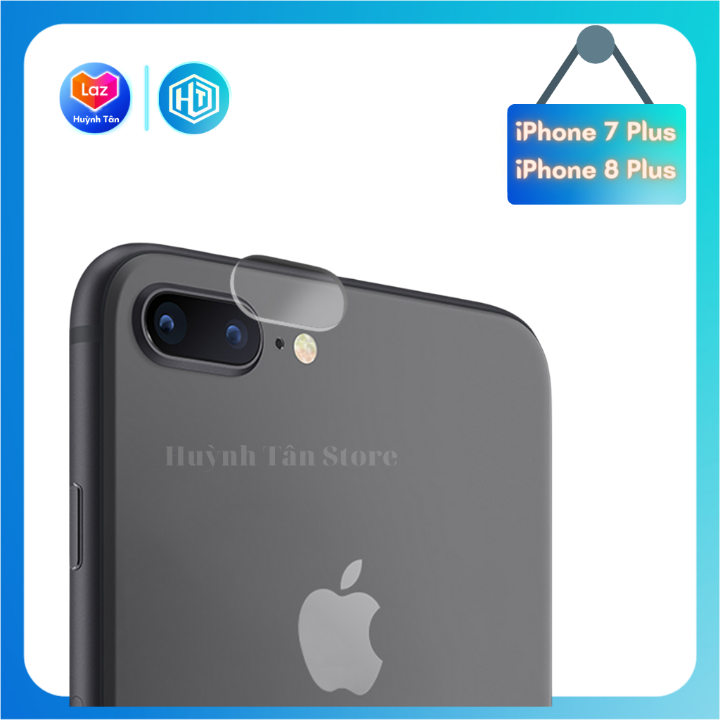Miếng dán iphone 7 plus iphone 8 plus kính cường lực camera trong suốt