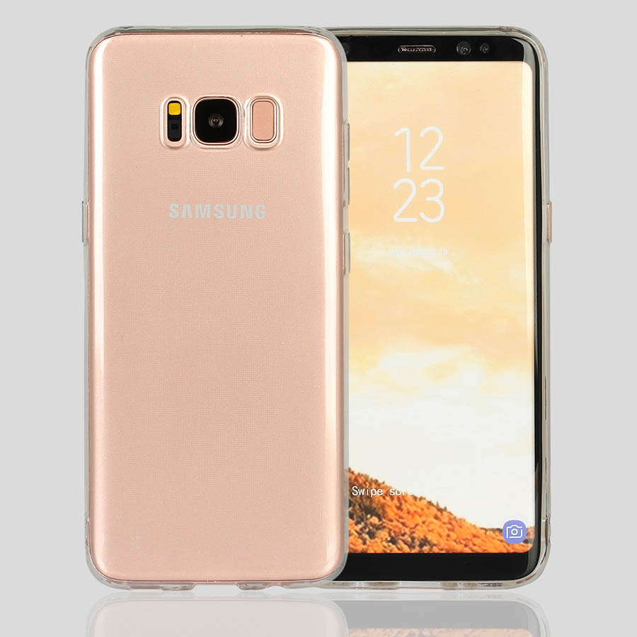 Ốp Silicon cho Samsung Galaxy S8 Trong suốt (Loại A+ chống ố vàng)