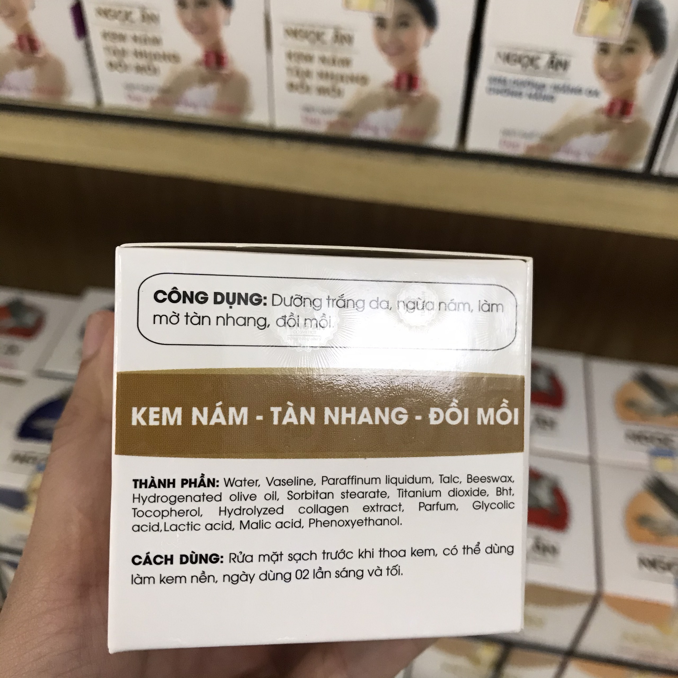 Kem Ngọc Ân nám tàn nhang đồi mồi 10g