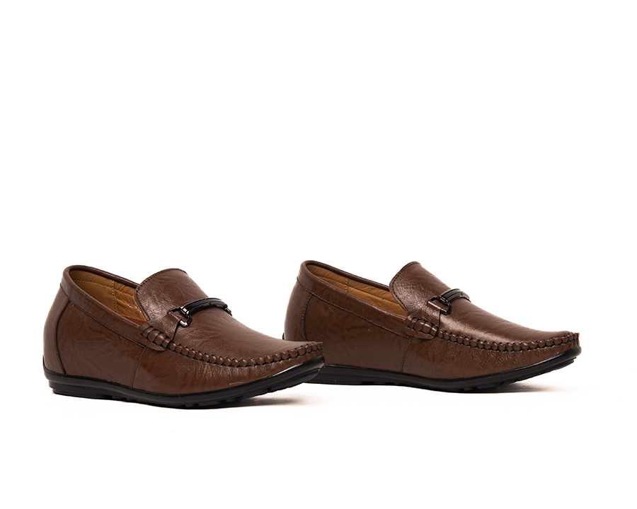 [6cm]-padded shoes men's T&TRA T85 Brown zebra
