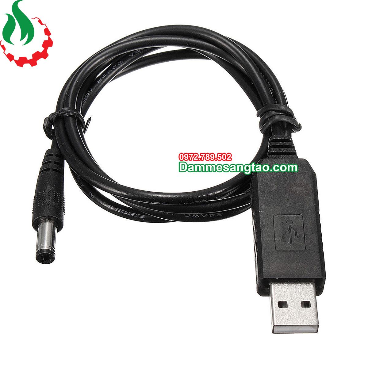 Cáp chuyển đổi Usb 5V sang 5V 9V 12V (Cho Modem Wifi Khi Cúp Điện)