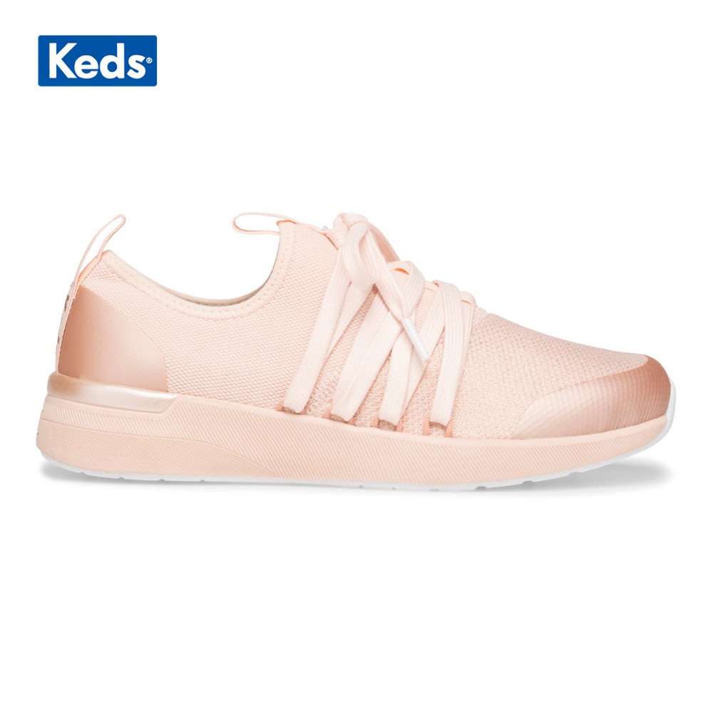 Giày Lười Slip On Keds Nữ - Studio Flash Mesh Rose Gold - KD060346