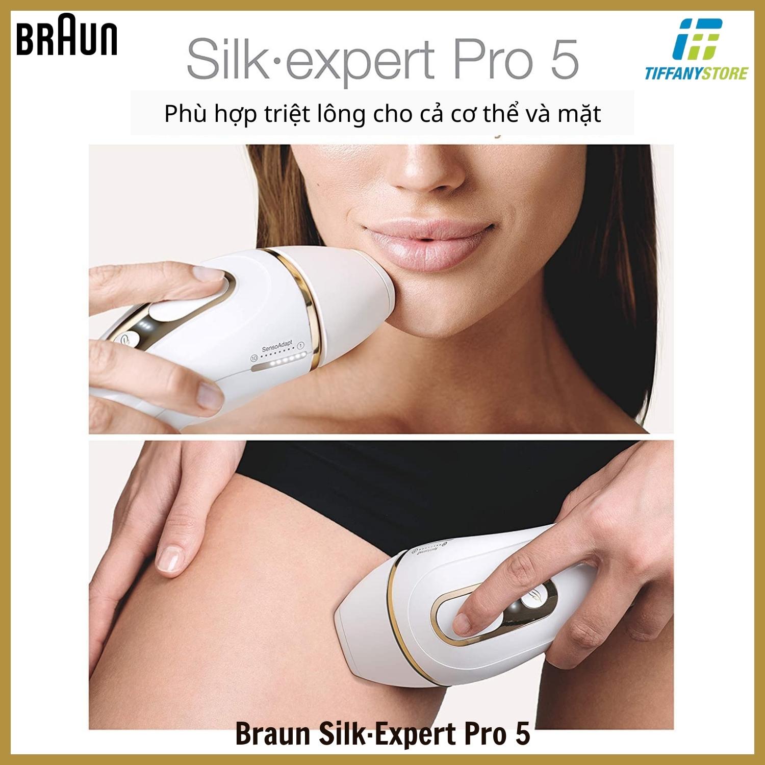 [HCM]Máy triệt lông Braun Silk·Expert Pro 5 - PL5137