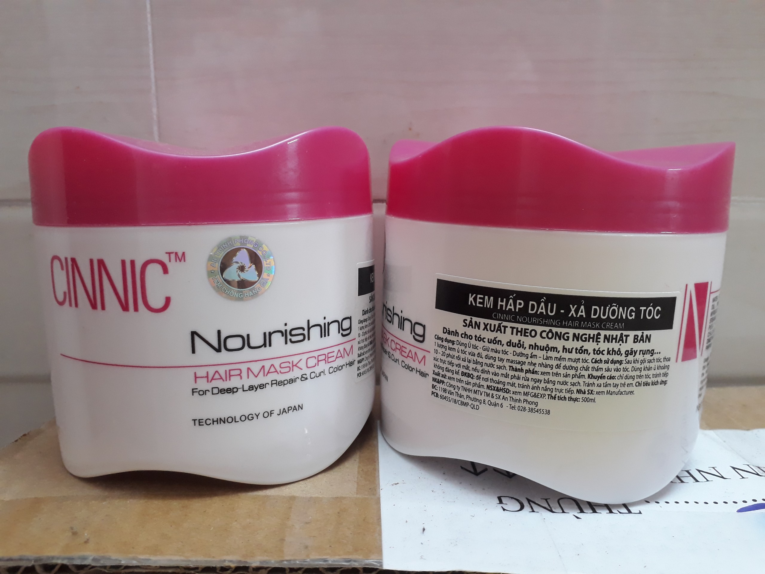 Kem Hấp Dầu Và Xả Dưỡng Tóc Cinnic 500ml