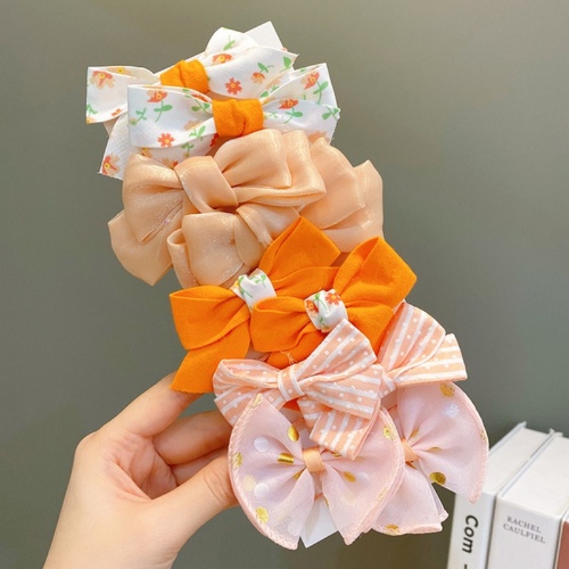 Set 10 dây buộc tóc nơ xinh xắn dành cho bé gái