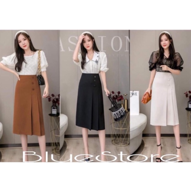 Chân Váy Qua Gối Hàng Đẹp Milala Fashion