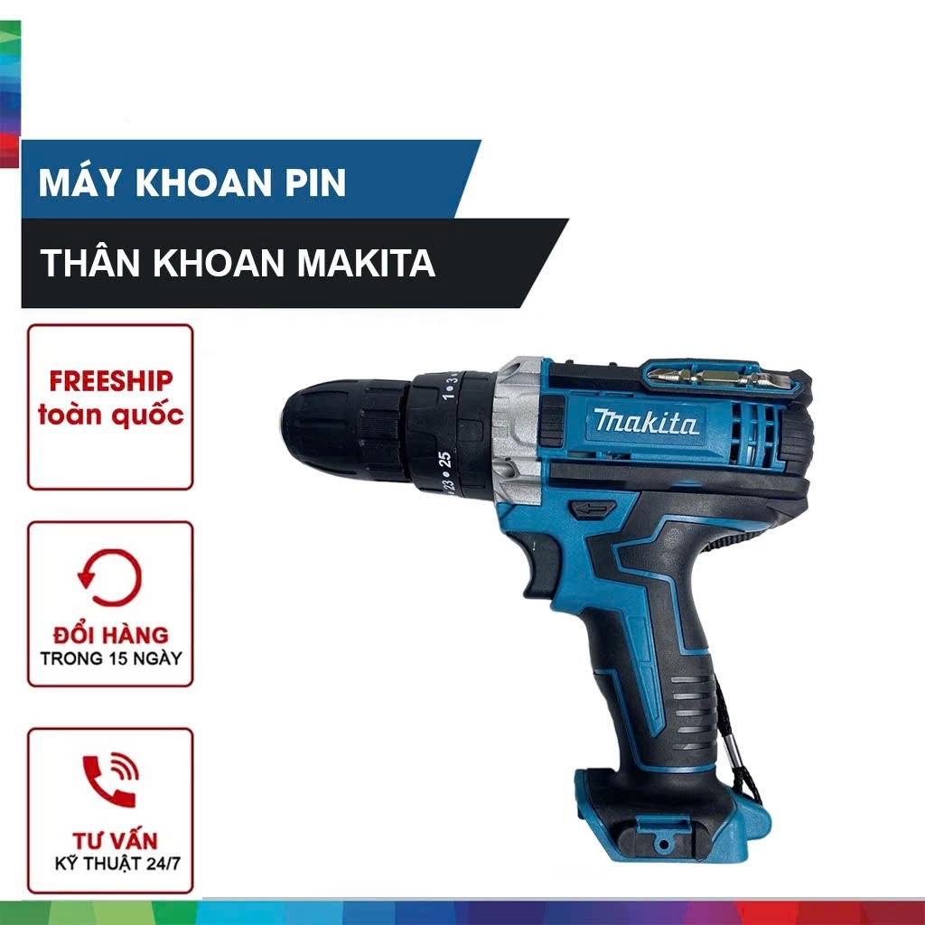 thân máy khoan pin makita 24v có búa