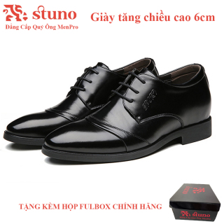Giày Tự Tin Stuno Menpro SG08 FullBox Giày Công Sở Nam Tăng Chiều Cao 6Cm thumbnail