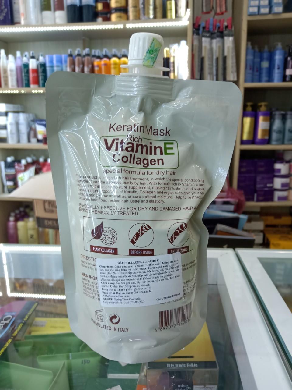 HẤP TÚI COLATIN VITAMIN E - COLLAGEN 500ML