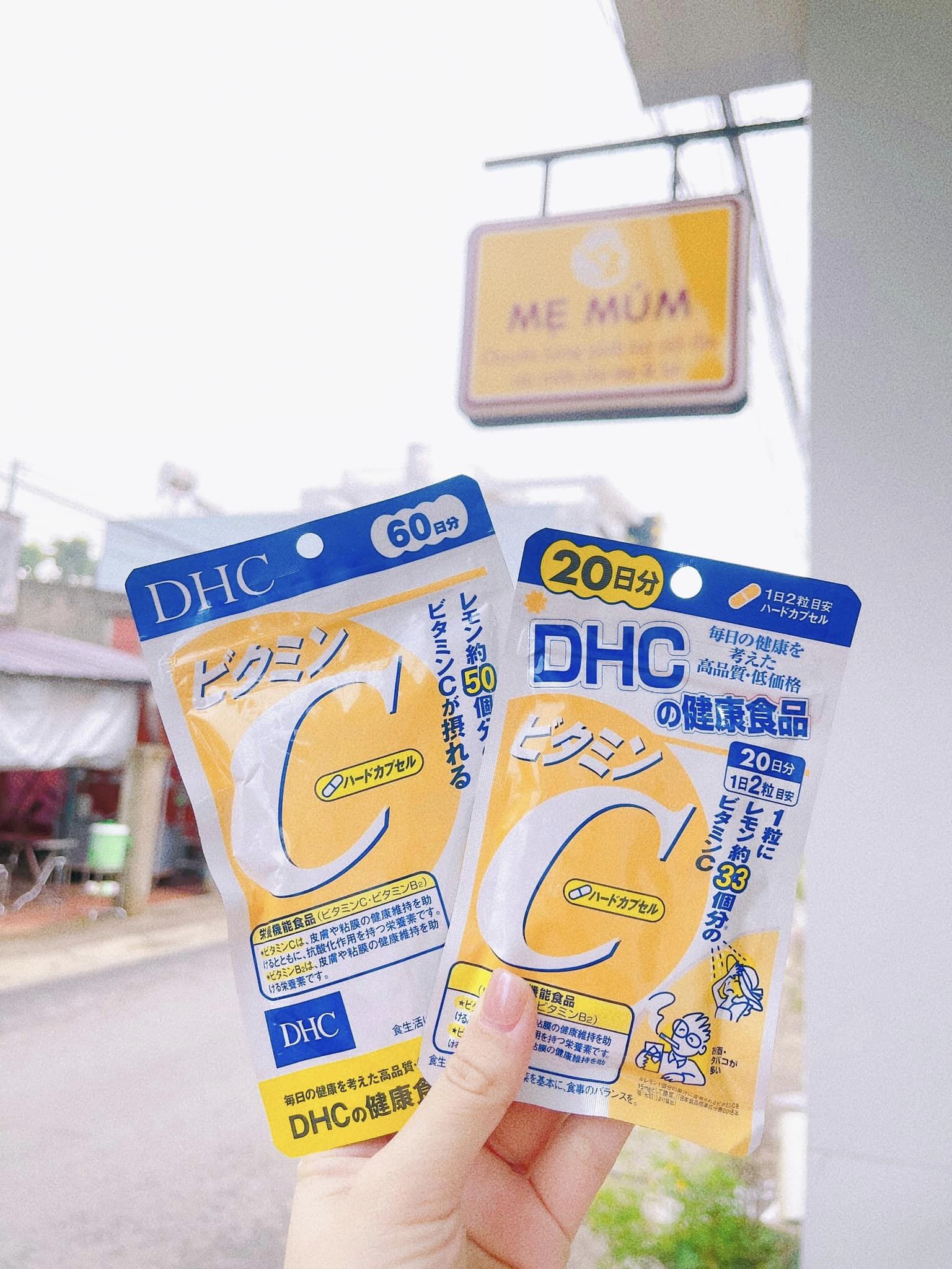 Viên uống DHC Vitamin C Giúp Sáng Da Mờ Thâm