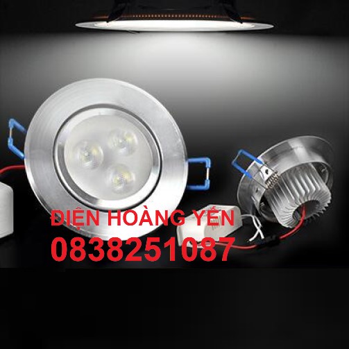 Đèn led âm trần 3w mắt ếch PHI 65mm