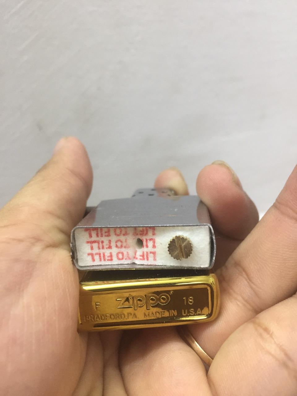 [HCM]Bật Lửa Zippo USA Mạ Chrome Cao Cấp