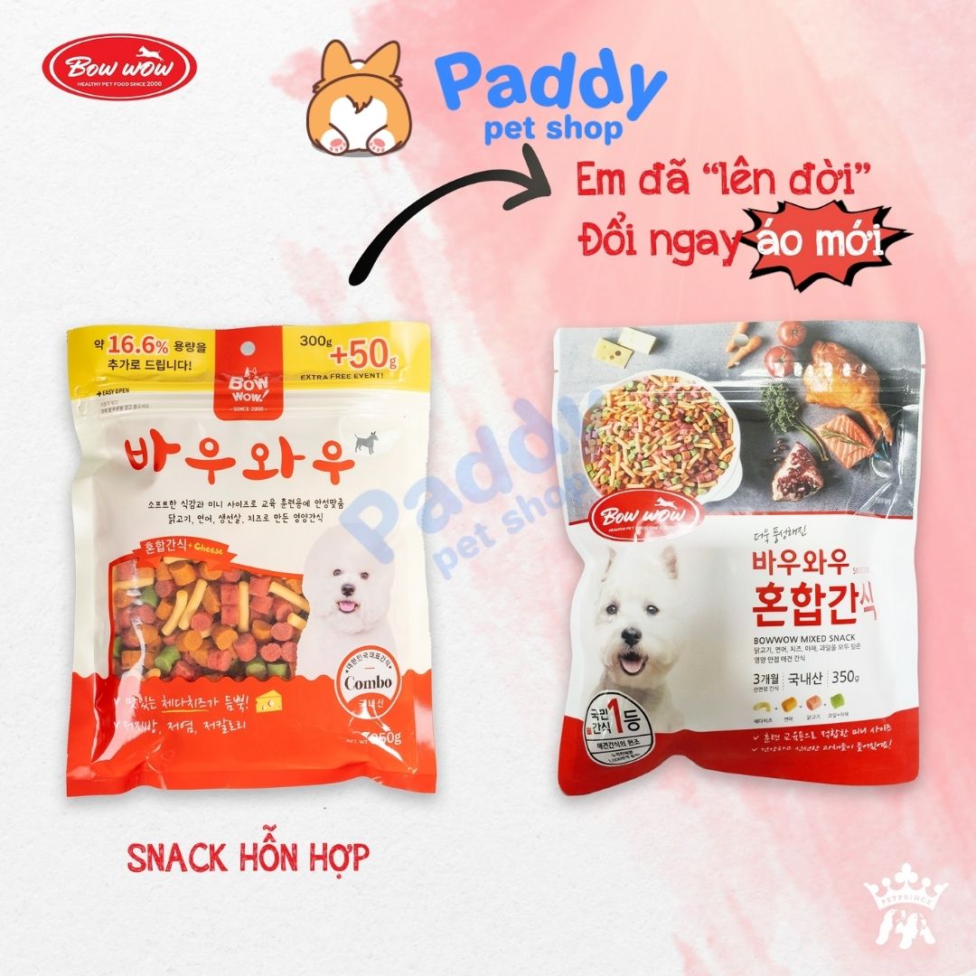 Bánh Thưởng Cho Chó Hỗn Hợp Bowwow Mixed