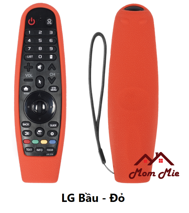 Cao cấp, Vỏ bọc remote silicon tivi LG loại dày chống bụi bẩn, chống shock, I024, I025, I026