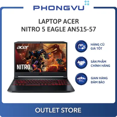 Laptop Acer Nitro 5 AN515-57-56S5 (NH.QEKSV.001) (i5-11400H) (Đen) - Laptop cũ