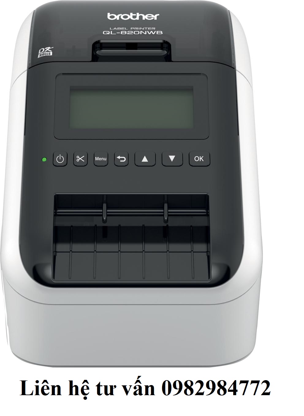 [HCM]MÁY IN NHÃN BROTHER QL-820NWB (Khổ nhãn 12mm - 62mm)