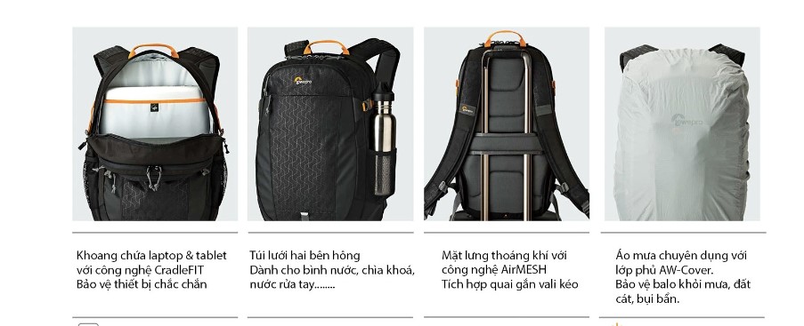Túi máy hiệu Lowepro - Ridgeline BP 250 AW