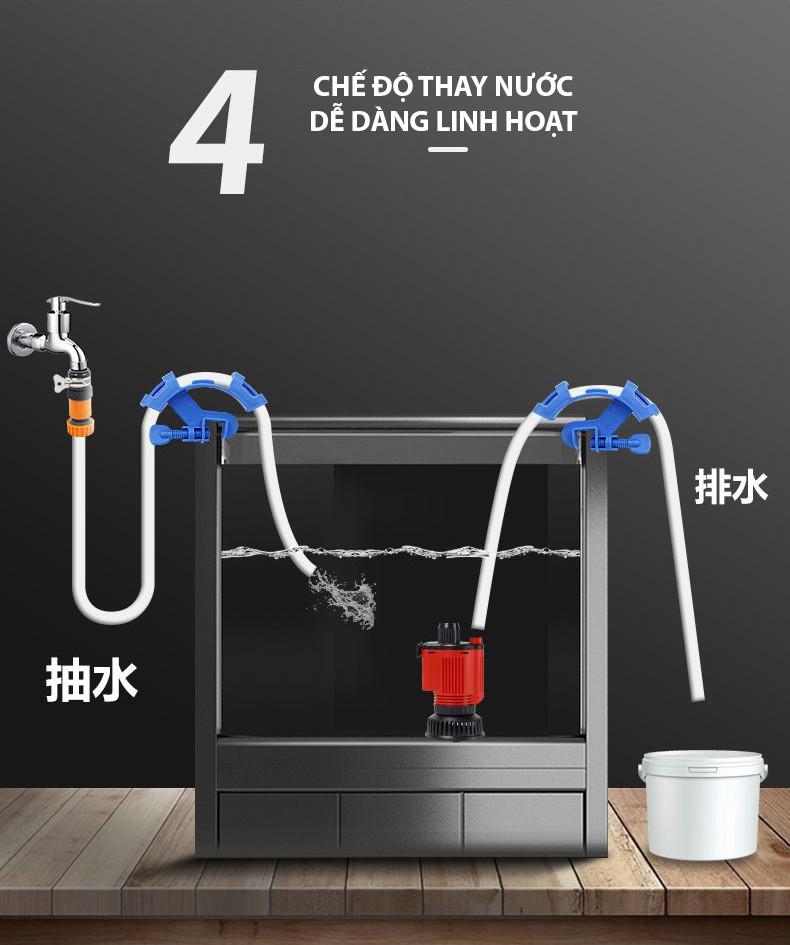 Máy hút cặn, lọc cát, vệ sinh bể cá Biotechnology No1