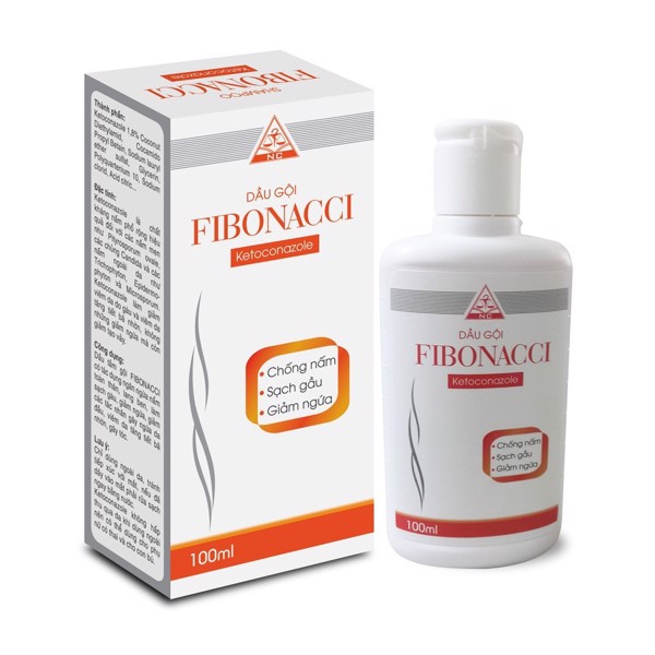 Fibonacci 100ml tắm gội gàu nấm